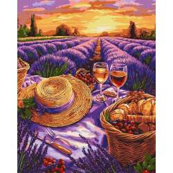 Malowanie po numerach - Purpurowy horyzont 40x50cm