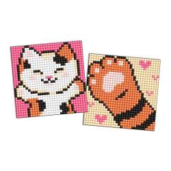 Diamentowa mozaika Kids naklejka - Puffy 9x9cm