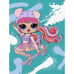 Malowanie po numerach - Tweens LOL Skate Dance ..