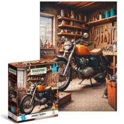 Puzzle Medium-L 500 Transport. Motocykl w garażu - 1