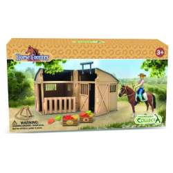 Dżokejka z koniem, stajnią i akcesoriami Horse Country 84246 COLLECTA (004-84246)