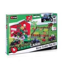 Horse Stable Playset Tractor BBURAGO - 1