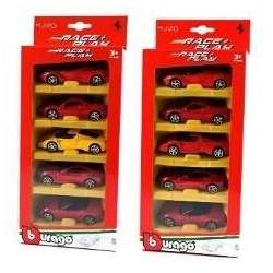 Ferrari Race + Play 5-pak 1:18 BBURAGO - 1