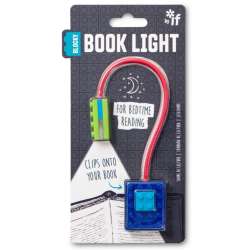 Blocky Book Light Blue lampka do książki niebieska