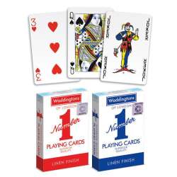 Karty do gry Waddingtons No.1 Classic Playing p12 007146 WINNING MOVES (WM007146) - 1