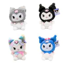 PROMO Maskotka Hello Kitty Kuromi 30cm fluffy mix cena za 1 szt (3277D)