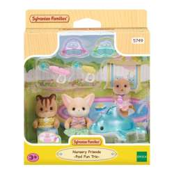 Sylvanian Families Przedszkole Zabawa w basenie Baby Trio 5749 p6 (05749) - 1