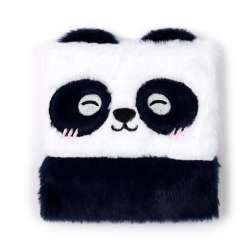 Puszysty pluszowy notatnik linie Panda