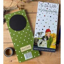 Lista zakupów z magnesem MNP28 Crazy Dog Lady Psia