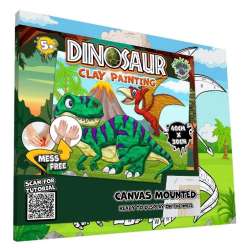 Zestaw do wyklejania plasteliną - Dinozaury - 1