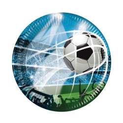 Talerzyki papierowe Soccer Fans 23cm 8szt (93744) - 1