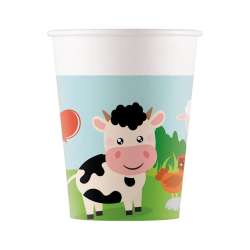 Kubeczki papierowe Farm 200ml 8szt