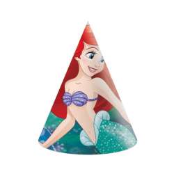 Czapeczki papierowe Ariel Disney 6szt - 1