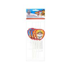 Rurki papierowe z medalionem Paw Patrol 4szt - 1