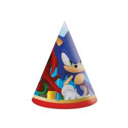 Czapeczki papierowe Sonic 6szt