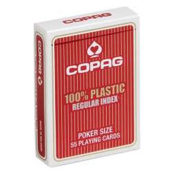 Karty Poker Jumbo czerwone 55 kart CARTAMUNDI (GXP-704141) - 1