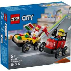 LEGO 60458 CITY Zestaw wyścigówek: pizza kontra wóz strażacki p4 (LEGO60458)
