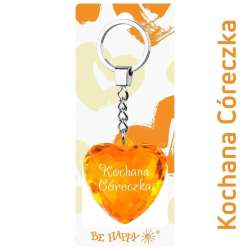 Brelok Serce Kochana Córeczka