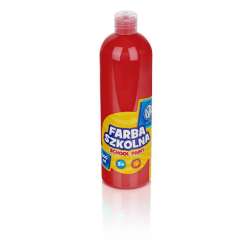 Farba szkolna butelka 500ml czerwona ASTRA (83410921) - 1