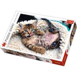 Puzzle 1000el Wesoły kotek 10448 Trefl p6 (10448 TREFL) - 1