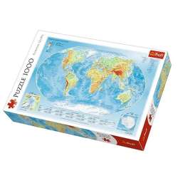 Puzzle 1000 Mapa fizyczna świata TREFL (10463 TREFL) - 1
