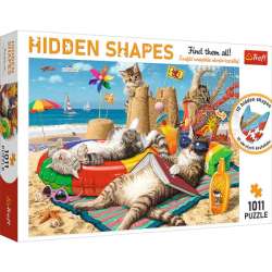 Puzzle 1011 Hiden Shapes Kocie wakacje (10674 TREFL) - 1