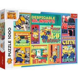 Puzzle 1000el Szalone przygody Minionków. Pod Przykrywką. Gru i Minionki 10820 Trefl (10820 TREFL)