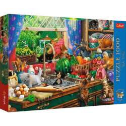 Puzzle 1000el Premium Plus - Tea Time: Kociaki rozrabiają 10839 Trefl (10839 TREFL)