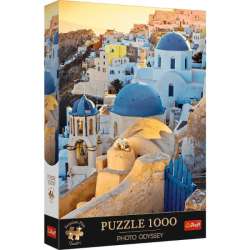 Puzzle 1000el Premium Plus - Tea Time: Photo Odyssey: Miasteczko Oia, Santorini 10853 Trefl (10853 TREFL)