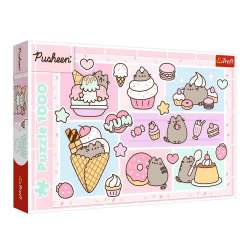 Puzzle 1000 Słodki Pusheen TREFL