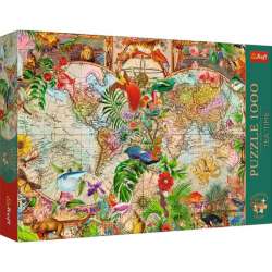 Puzzle 1000el Premium Plus Tea Time: Antyczna mapa świata 12077 Trefl (12077 TREFL)