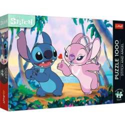 Puzzle 1000el Premium Plus Stitch i Angel. Lilo i Stitch 12079 Trefl (12079 TREFL)
