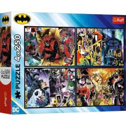 Puzzle 4x250el Batman w akcji 13310 Trefl (13310 TREFL) - 1