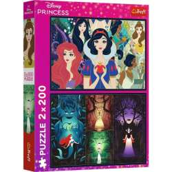 Puzzle 2x200el Czarujące księżniczki. Princess 13317 Trefl (13317 TREFL) - 1