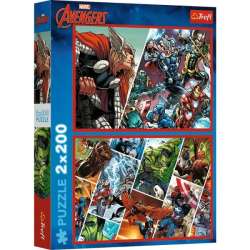 Puzzle 2x200el Obrońcy świata. Marvel Avengers 13318 Trefl (13318 TREFL)