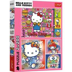 Puzzle 2x200el Hello Kitty i przyjaciele 13336 Trefl (13336 TREFL) - 1