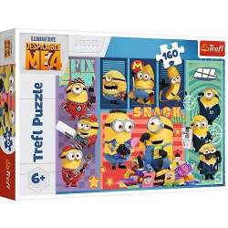 Puzzle 160 Minionkowa radość TREFL (GXP-924049) - 1