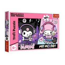 Puzzle 160 Kuromi rządzi Hello Kitty TREFL