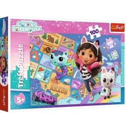 Puzzle 100 Przyjaźń w kocim domku TREFL