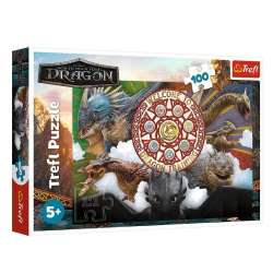 Puzzle 100 Smoki w akcji TREFL