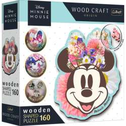 PROMO Puzzle drewniane 160el. Disney Stylowa Myszka Minnie 20193 Trefl (20193 TREFL) - 1
