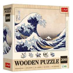 Puzzle drewniane 200 Wielka Fala w Kanagawie TREFL (GXP-926717)