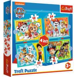 Puzzle Trefl 4w1 Wesoła ekipa Psiego Patrolu (GXP-759113)