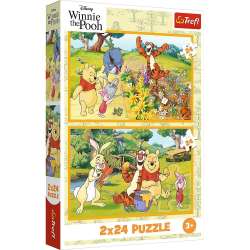 Puzzle 2x24 Dzień w ogrodzie TREFL - 1