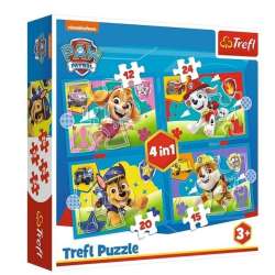 Puzzle 4w1 Biegnące Pieskii TREFL (34628 TREFL)