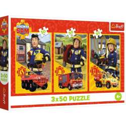 Puzzle 3x50el Ekipa z Remizy Strażak Sam 34880 Trefl (34880 TREFL)