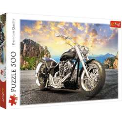 Puzzle 500el Czarny motocykl p8 (37384 TREFL) - 1