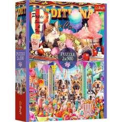 Puzzle 2x500el Puszyści przyjaciele 37495 Trefl (37495 TREFL) - 1
