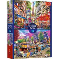 Puzzle 2x500el Europejskie stolice 37496 Trefl (37496 TREFL) - 1