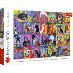 Puzzle 500el Koci alfabet 37527 Trefl (37527 TREFL) - 1